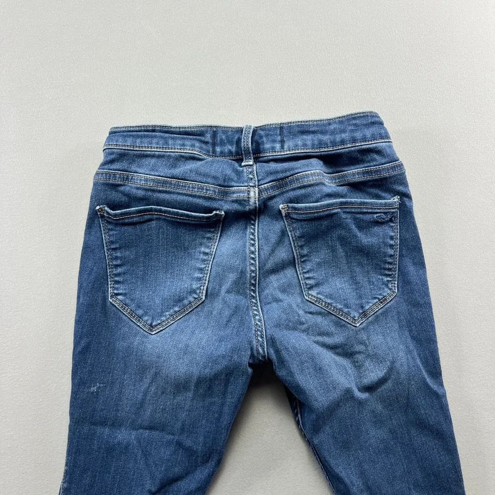 Hollister Legging Jeans Womens 1R Blue Denim Skinny Leg Low Rise Medium Wash